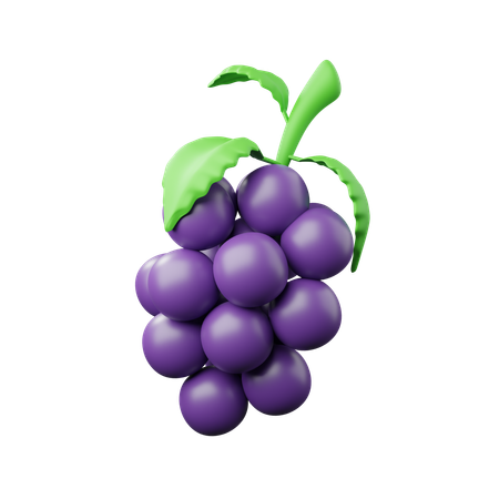 Grapes  3D Icon