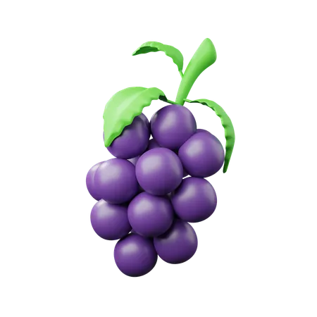 Grapes  3D Icon