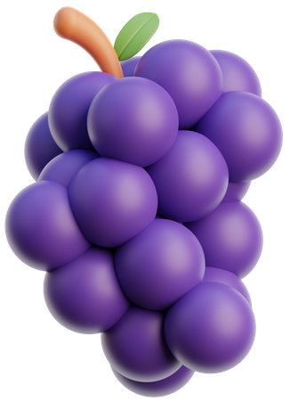 Grapes  3D Icon