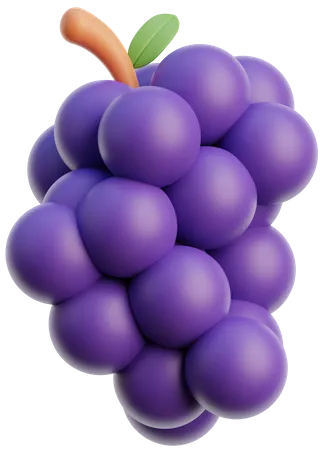 Grapes  3D Icon