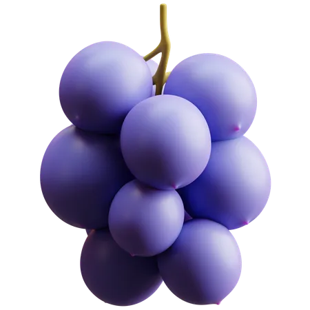 Grapes  3D Icon