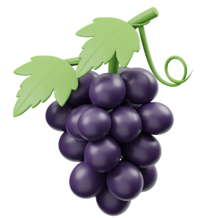 Grapes  3D Icon