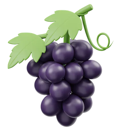 Grapes  3D Icon