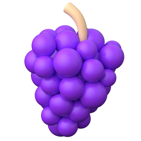 Grapes  3D Icon
