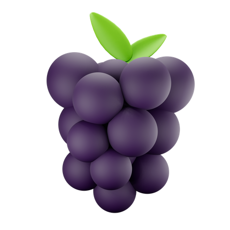 Grapes  3D Icon