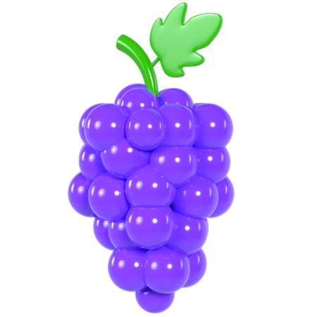 Grapes  3D Icon