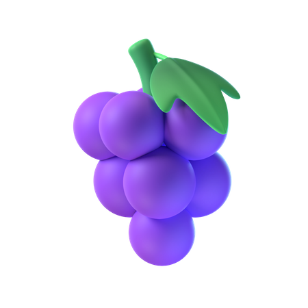 Grapes  3D Icon