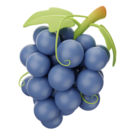 Grapes  3D Icon