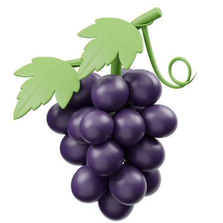 Grapes  3D Icon