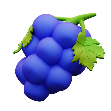 Grapes  3D Icon