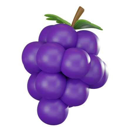Grapes  3D Icon