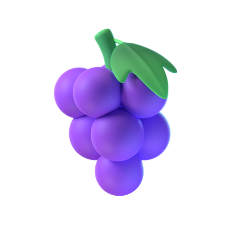 Grapes  3D Illustration