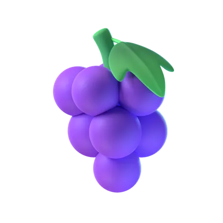 Grapes  3D Illustration