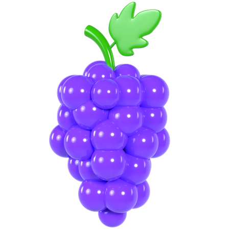 Grapes  3D Illustration