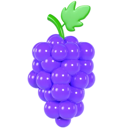 Grapes  3D Illustration