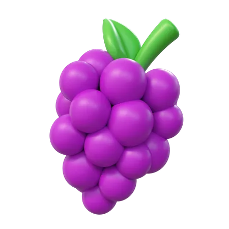 Grapes 3D Icon
