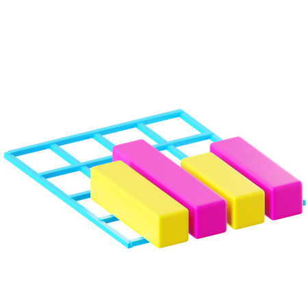 Graph  3D Icon