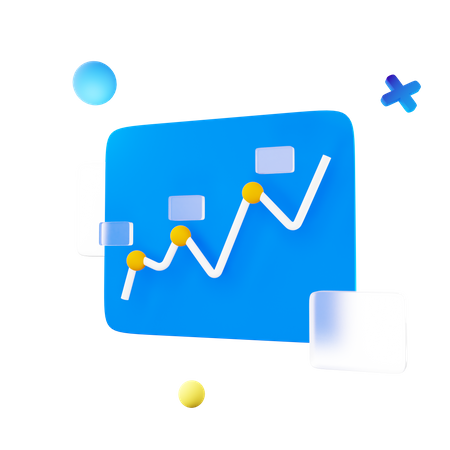 Graph  3D Icon