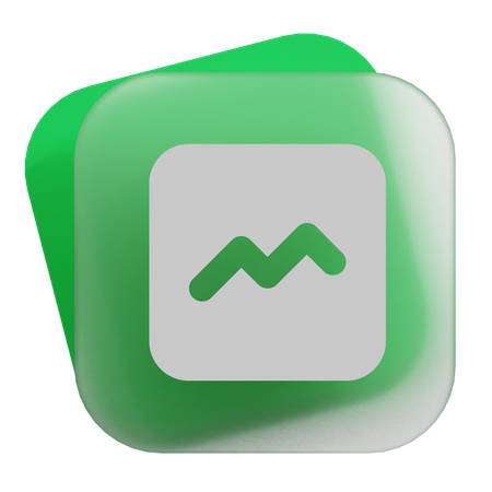 Graph  3D Icon