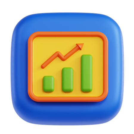 Graph  3D Icon