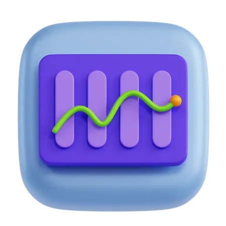 Graph  3D Icon