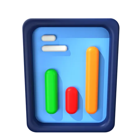 Graph  3D Icon