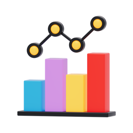 Graph  3D Icon
