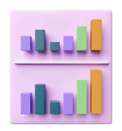 Graph Board  3D Icon