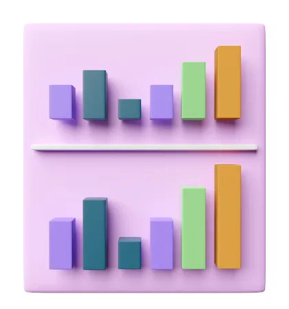 Graph Board  3D Icon