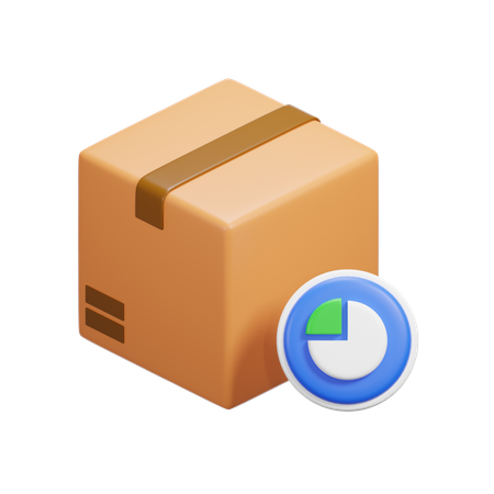 Graph Box  3D Icon