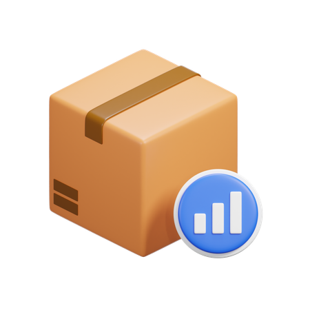 Graph Box  3D Icon