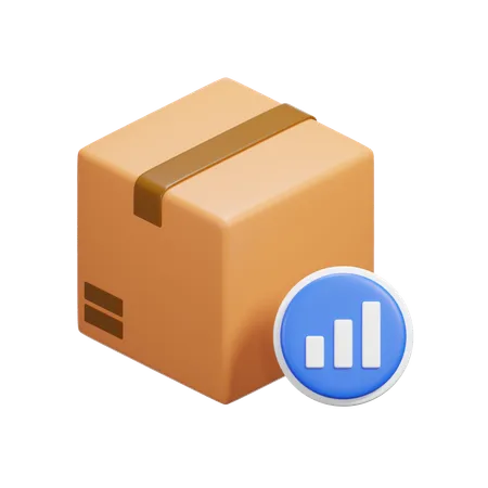 Graph Box  3D Icon