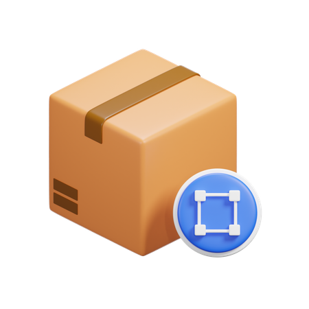 Graph Box  3D Icon