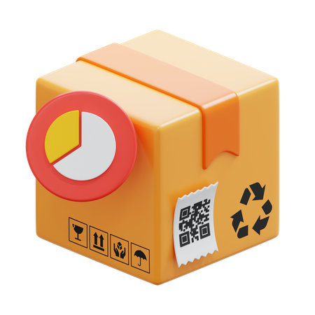 Graph Box  3D Icon