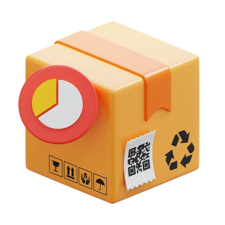 Graph Box  3D Icon