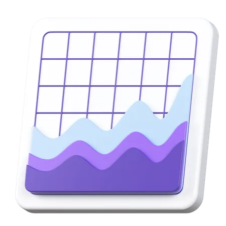 Graph chart  3D Icon