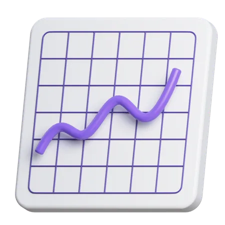 Graph chart  3D Icon