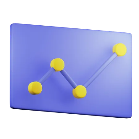 Graph Chart  3D Illustration