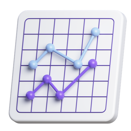 Graph chart2  3D Icon