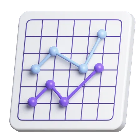 Graph chart2  3D Icon