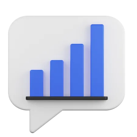 Graph Chat  3D Icon