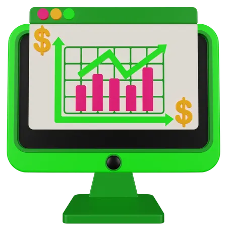 Diagramm  3D Icon