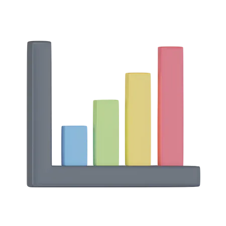 Graph Growth  3D Icon