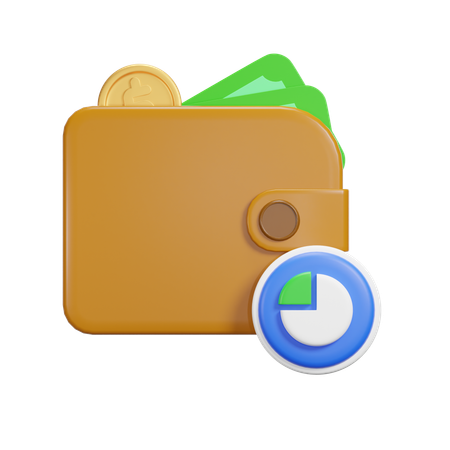 Graph Payment  3D Icon