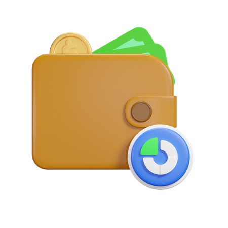 Graph Payment  3D Icon