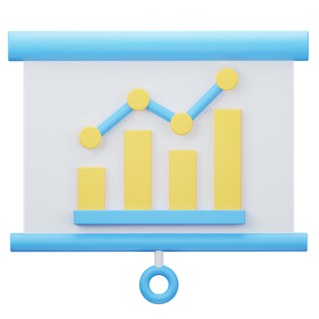 Graph Presentation  3Dアイコン