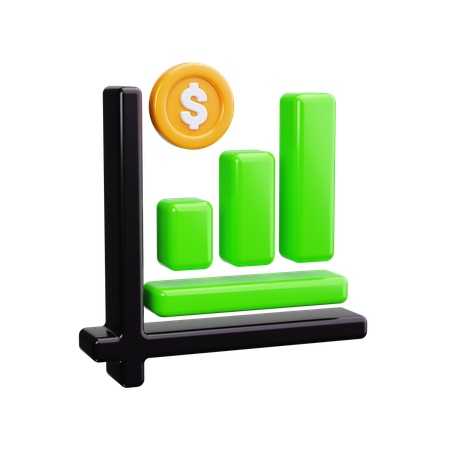 Graph Up  3D Icon
