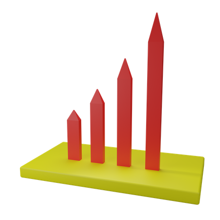 Graph Up  3D Icon