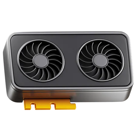 Computer Graphic Card 3D Icon