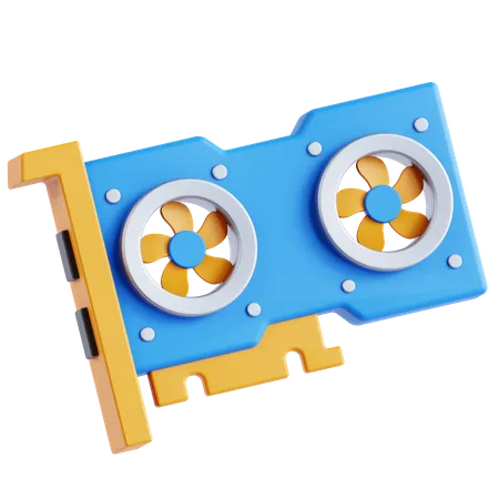 Graphic Card  3D Icon